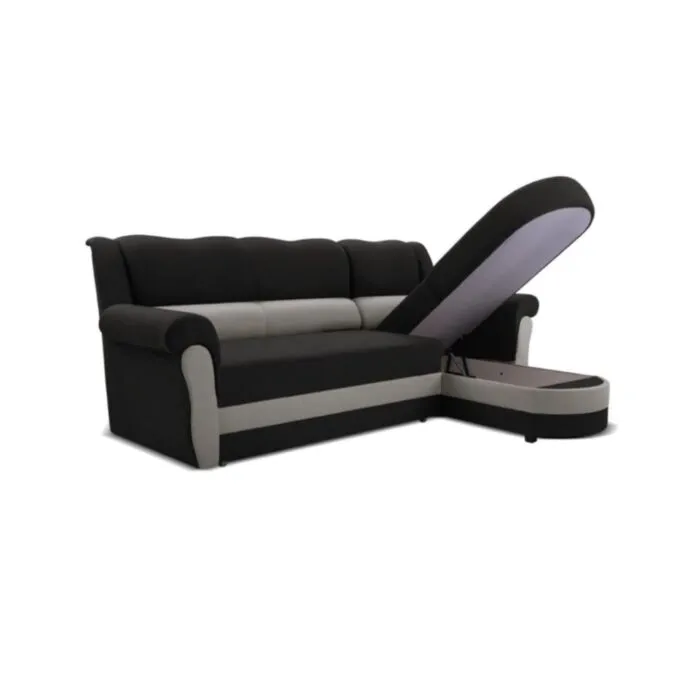 Kotna sedežna garnitura UNO Kotna sedežna garnitura UNO . Kotna sedežna garnitura UNO je primerna za vsak prostor. Okvir je narejen iz trdega lesa in vezane plošče. Vzmetena je z