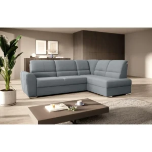 Kotna sedežna garnitura VALLY 3 . Kotna sedežna garnitura VALLY 3 je sodobnega dizajna. Sedežna je praktična za uporabo, saj ima nastavljiv sredinski