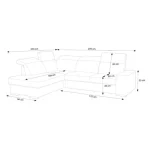 Kotna sedežna garnitura VANDI - slika 10