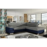 Kotna sedežna garnitura VERY 3 je odlična garnitura po odlični ceni. Izdelana je v kombinciji blaga ter umetnega usnja. Sedežna je vzmetena z valovitimi