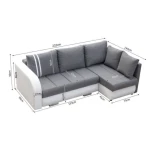 Kotna sedežna garnitura VIKTORIJA - slika 12