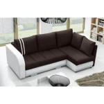 Kotna sedežna garnitura VIKTORIJA . Kotna sedežna garnitura VIKTORIJA je zelo praktična in funkcionalna. Narejena je v kvalitetnem umetnem usnju in blagu.