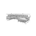 Kotna sedežna garnitura VIRO 2 - slika 7