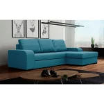 Kotna sedežna garnitura VISY . Kotna sedežna garnitura VISY je sodobnega dizajna. Izdelana iz tkanine katera je na voljo v več različnih barvah. Sedežna