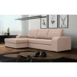 Kotna sedežna garnitura VISY . Kotna sedežna garnitura VISY je sodobnega dizajna. Izdelana iz tkanine katera je na voljo v več različnih barvah. Sedežna