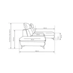 Kotna sedežna garnitura VRTNICA - slika 16