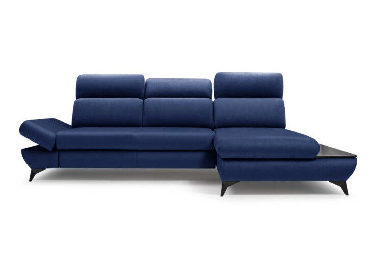 Kotna sedežna garnitura VRTNICA 2 je edinstvenega dizajna ter modernega videza. Opremljena je z nogicami iz črne kovine, uporabno polico ob strani ter