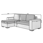 Kotna sedežna garnitura WARK 3 - slika 7