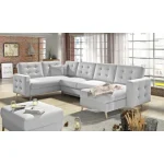 Kotna sedežna garnitura ZOJA . Sedežna garnitura ZOJA je sedežna s stilom. Dobavljiva v kvalitetnem umetnem usnju. Garnitura je standardne izvedbe, tako da