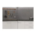 Kotni kuhinjski blok ELZA 230 x 370 cm . Kotni kuhinjski blok ELZA 230 x 370 cm je narejen iz kvalitetnih materialov. Debelina delovnega pulta je 38 mm. Fronte