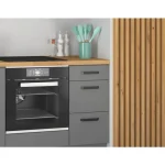 Kotni kuhinjski blok HAJDI 330 x 300 . Kotni kuhinjski blok HAJDI je narejen iz kvalitetne laminirane plošče debeline 16 mm s ABS robovi. Debelina delovnega