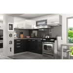 Kotni kuhinjski blok MARIJA 130 x 230 . Eleganten kotni kuhinjski blok MARIJA, ki bo zagotovo poživel vašo kuhinjo. Dobavljiv je v štirih različnih barvah