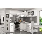 Kotni kuhinjski blok MARIJA 130 x 230 . Eleganten kotni kuhinjski blok MARIJA, ki bo zagotovo poživel vašo kuhinjo. Dobavljiv je v štirih različnih barvah