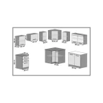 Kotni kuhinjski blok MARIJA 130 x 230 . Eleganten kotni kuhinjski blok MARIJA, ki bo zagotovo poživel vašo kuhinjo. Dobavljiv je v štirih različnih barvah