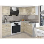 Kotni kuhinjski blok SENIDA 2 150x150 . Eleganten kotni kuhinjski blok SENIDA 2, ki bo zagotovo osvežil vašo kuhinjo. Dobavljiv je v dveh različnih barvah