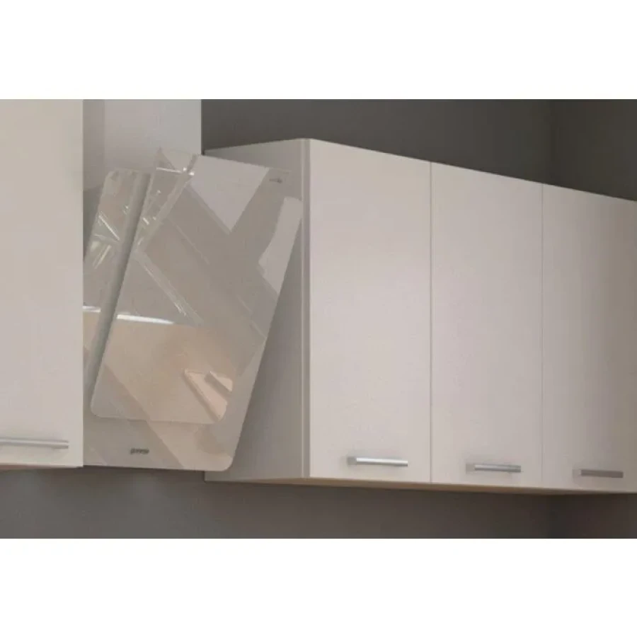 Kotni kuhinjski blok STELLA 310 x 230 . Kotni kuhinjski blok STELLA 310 x 230 cm narejen iz kvalitetne laminirane plošče. Dobavljiv je v beli mat barvi.