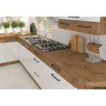 Kotni kuhinjski blok VANJA 330 x 340 cm . Kotni kuhinjski blok VANJA 330 x 340 cm je kuhinja, katera bo prinesla svežino v vaš dom. Dobavljiva v kombinaciji