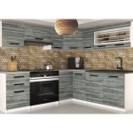 Kotni kuhinjski blok VENERA . Eleganten kotni kuhinjski blok VENERA , ki bo zagotovo osvežil vašo kuhinjo. Dobavljiv je v treh različnih barvah kuhinjskih