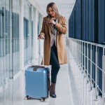 KOVČEK SCANDINAVIA CARBON SERIES 40L MODER - slika 13