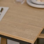 KOVINSKA MIZA NATERIAL CLARA SIVA 200X100 ALU, SINT. LES - slika 16