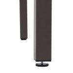 KOVINSKA MIZA NATERIAL LYRA T. BEŽ 90X90 ALU STEKLO - slika 9