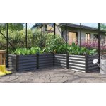 KOVINSKA VISOKA GREDA VITAVIA LINUS IN&OUT 401 M GRANIT/ČRNA - slika 7