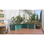 KOVINSKA VISOKA GREDA VITAVIA LINUS IN&OUT 401 M MORSKA TRAVA/ALUM. - slika 2