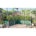 KOVINSKA VISOKA GREDA VITAVIA LINUS IN&OUT 401 M MORSKA TRAVA/ALUM. - slika 4
