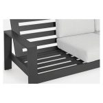 KOVINSKA VRTNA GARNITURA BIZZOTTO HOMEMOTION BALTIC, ANTRACIT SET 4 - slika 8