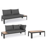 KOVINSKA VRTNA GARNITURA BIZZOTTO NARELLE CHAR YK13 KOTNA SOFA SET3 W-CU - slika 19