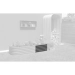 KOVINSKA VRTNA GREDA VITAVIA RAZTEGNJEN PODALJŠEK 401 GRANIT - slika 10