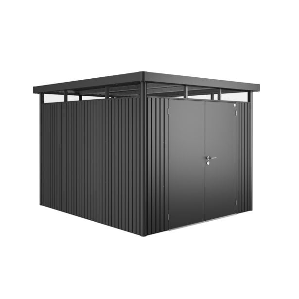 KOVINSKA VRTNA HIŠKA BIOHORT 275X315 CM HIGHLINE H5 DVOJNA VRATA KOVINSKA VRTNA HIŠKA BIOHORT 275X315 CM HIGHLINE H5 DVOJNA VRATA