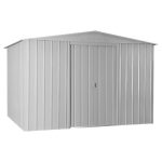 KOVINSKA VRTNA HIŠKA GLOBEL DREAM 108 SREBRNA Š296 X G238 X V203 CM