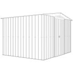 KOVINSKA VRTNA HIŠKA GLOBEL DREAM 108 ZELENA Š296 X G238 X V203 CM - slika 9