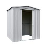 KOVINSKA VRTNA HIŠKA GLOBEL DREAM 65 SREBRNA Š172 X G144 X V193.5 CM