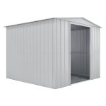 KOVINSKA VRTNA HIŠKA GLOBEL DREAM 88 SREBRNA Š234 X G238 X V198 CM - slika 9