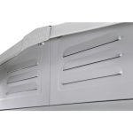 KOVINSKA VRTNA HIŠKA GLOBEL DREAM 88 SREBRNA Š234 X G238 X V198 CM - slika 14