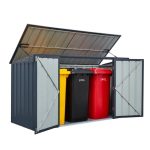 KOVINSKA VRTNA HIŠKA GLOBEL EASY ZA 3-4 SMETNJAKE Š233 X G96 X V131.6 CM - slika 11