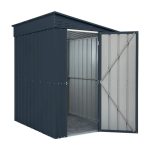 KOVINSKA VRTNA HIŠKA GLOBEL LEANTO 56 ANTRACIT Š145 X G172 X V204 CM - slika 9