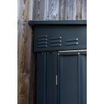 KOVINSKA VRTNA HIŠKA GLOBEL LEANTO 56 ANTRACIT Š145 X G172 X V204 CM - slika 15