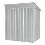KOVINSKA VRTNA HIŠKA GLOBEL LEANTO 56 SREBRNA Š145 X G172 X V204 CM - slika 8