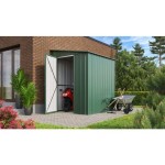 KOVINSKA VRTNA HIŠKA GLOBEL LEANTO 56 ZELENA Š145 X G172 X V204 CM - slika 10