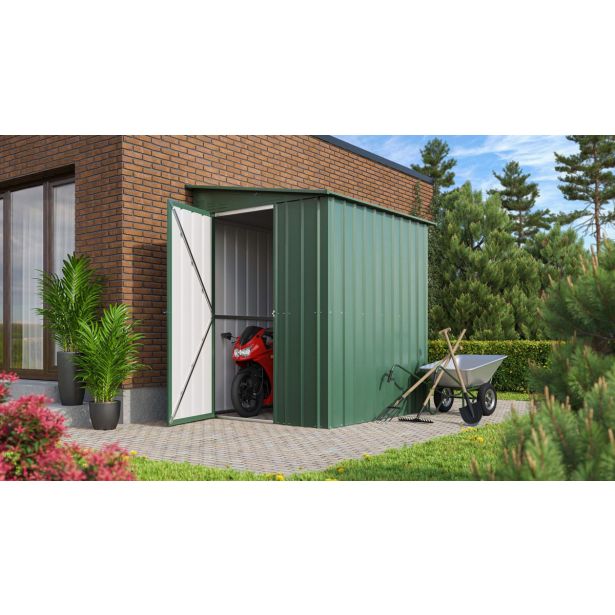 kovinska-vrtna-hiska-globel-leanto-56-zelena-s145-x-g172-x-v204-cm-3353643-7 KOVINSKA VRTNA HIŠKA GLOBEL LEANTO 56 ZELENA Š145 X G172 X V204 CM - slika 10