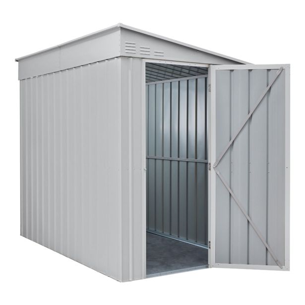 kovinska-vrtna-hiska-globel-leanto-58-srebrna-s145-x-g234-x-v204-cm-3353642-1 KOVINSKA VRTNA HIŠKA GLOBEL LEANTO 58 SREBRNA Š145 X G234 X V204 CM - slika 5