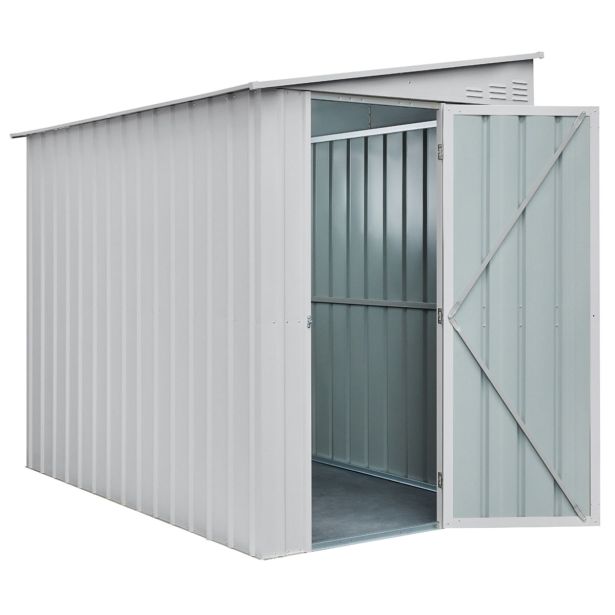 kovinska-vrtna-hiska-globel-leanto-58-srebrna-s145-x-g234-x-v204-cm-3353642-2 KOVINSKA VRTNA HIŠKA GLOBEL LEANTO 58 SREBRNA Š145 X G234 X V204 CM - slika 6