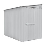 KOVINSKA VRTNA HIŠKA GLOBEL LEANTO 58 SREBRNA Š145 X G234 X V204 CM - slika 7