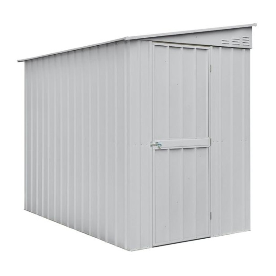 KOVINSKA VRTNA HIŠKA GLOBEL LEANTO 58 SREBRNA Š145 X G234 X V204 CM - slika 7