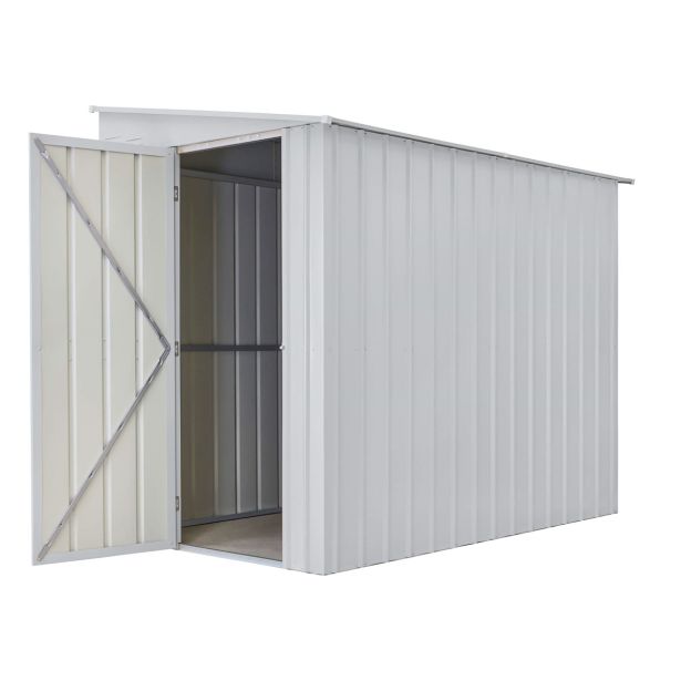 kovinska-vrtna-hiska-globel-leanto-58-srebrna-s145-x-g234-x-v204-cm-3353642-4 KOVINSKA VRTNA HIŠKA GLOBEL LEANTO 58 SREBRNA Š145 X G234 X V204 CM - slika 8