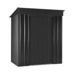 KOVINSKA VRTNA HIŠKA GLOBEL SKILLION 64 ANTRACIT Š172 X G113 X V199 CM - slika 10