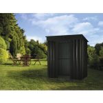 KOVINSKA VRTNA HIŠKA GLOBEL SKILLION 64 ANTRACIT Š172 X G113 X V199 CM - slika 14